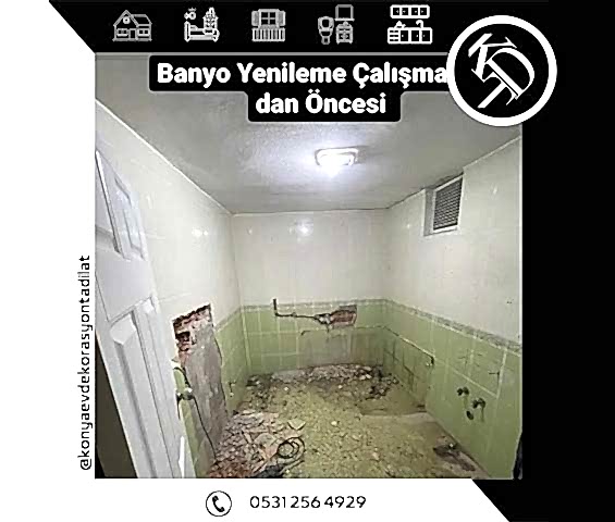 Banyo Tadilat Öncesi